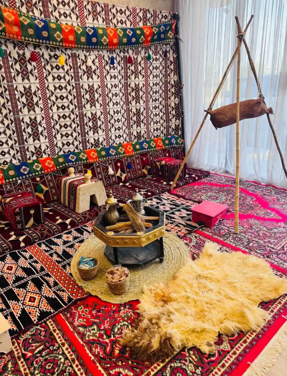 تأجير خيام وبيوت شعر بالرياض: تجهيز الجلسات التراثية والمخيمات الشتوية